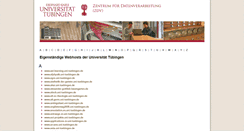 Desktop Screenshot of evstift.uni-tuebingen.de