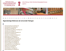 Tablet Screenshot of evstift.uni-tuebingen.de
