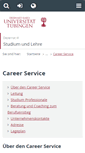 Mobile Screenshot of career-service.uni-tuebingen.de