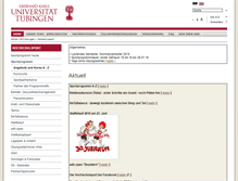 Tablet Screenshot of hsp.uni-tuebingen.de
