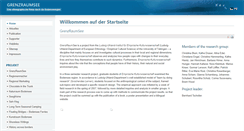Desktop Screenshot of grenzraumsee.uni-tuebingen.de