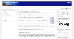 Desktop Screenshot of fsi.uni-tuebingen.de