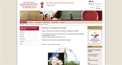 Desktop Screenshot of kath-theol.uni-tuebingen.de