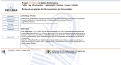 Desktop Screenshot of pki-ldap.uni-tuebingen.de