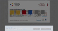 Desktop Screenshot of medizin.uni-tuebingen.de
