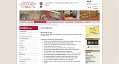 Desktop Screenshot of kis.uni-tuebingen.de