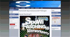 Desktop Screenshot of fs-sport.uni-tuebingen.de