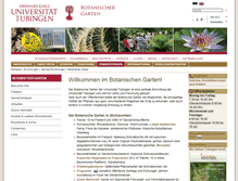 Tablet Screenshot of botgarten.uni-tuebingen.de