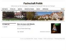 Tablet Screenshot of fs-politik.uni-tuebingen.de