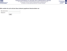 Tablet Screenshot of fallarbeit.uni-tuebingen.de