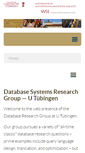 Mobile Screenshot of db.inf.uni-tuebingen.de