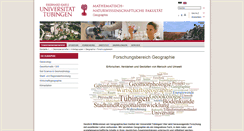 Desktop Screenshot of geographie.uni-tuebingen.de