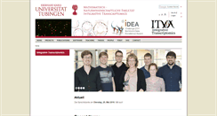 Desktop Screenshot of it.inf.uni-tuebingen.de