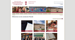 Desktop Screenshot of jura.uni-tuebingen.de