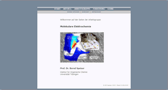 Desktop Screenshot of echem.uni-tuebingen.de
